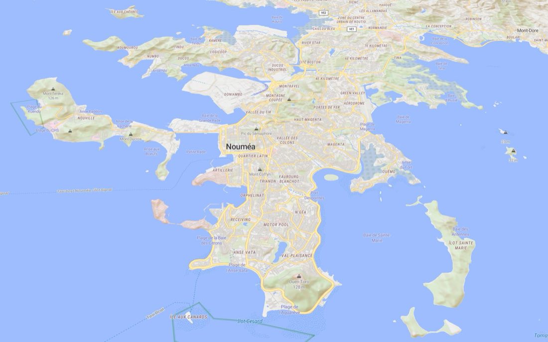 Les quartiers de Nouméa